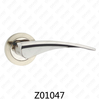 ידית דלת רוזטה מסגסוגת אבץ של Zamak עם רוזטה עגולה (Z01047)
