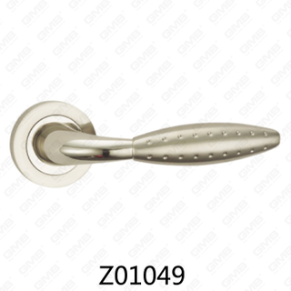 ידית דלת רוזטה מסגסוגת אבץ של Zamak עם רוזטה עגולה (Z01049)