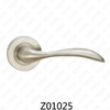 ידית דלת רוזטת אלומיניום מסגסוגת אבץ של Zamak עם רוזטה עגולה (Z01025)