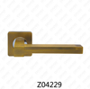ידית דלת רוזטת אלומיניום מסגסוגת אבץ של Zamak עם רוזטה עגולה (Z04229)
