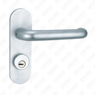 ידית דלת אלומיניום חמצן על ידית דלת צלחת צלחת (G8302-G10)