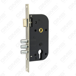 מנעול דלת עם אבטחה גבוהה, פלדה או Zamak בריח פלדה או Zamak בריח 3ROD מנעול גוף (310-45A)