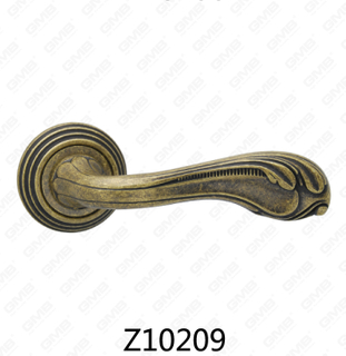 ידית דלת רוזטה מסגסוגת אבץ של Zamak עם רוזטה עגולה (Z10209)