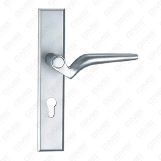 ידית דלת אלומיניום חמצן על ידית דלת צלחת צלחת (G505-G81)
