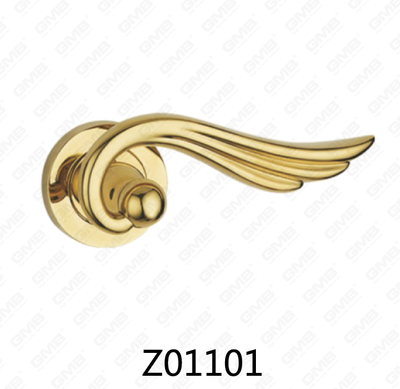 ידית דלת רוזטה מסגסוגת אבץ של Zamak עם רוזטה עגולה (Z01101)