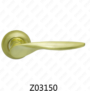 ידית דלת רוזטה מסגסוגת אבץ של Zamak עם רוזטה עגולה (Z02150)