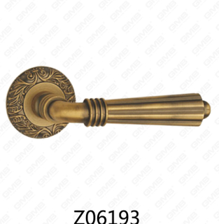 ידית דלת רוזטה מסגסוגת אבץ של Zamak עם רוזטה עגולה (Z06193)