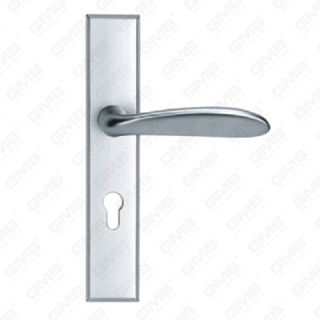 ידית דלת אלומיניום חמצן על ידית דלת צלחת צלחת (G505-G56)