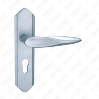 ידית דלת אלומיניום חמצן על ידית דלת צלחת צלחת (G476-G57)