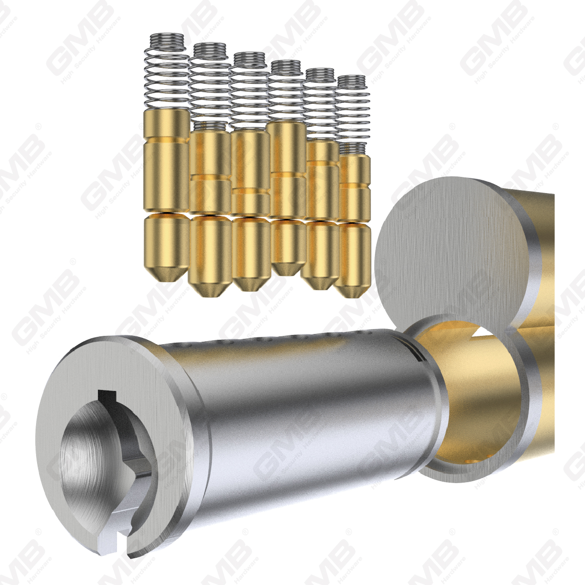 צילינדר הניתן להחלפה בדירות Master Key רבות R8）