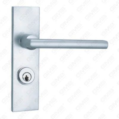 ידית דלת מאלומיניום חמצן על ידית דלת צלחת לוח (G361-G25)
