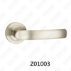 ידית דלת רוזטת אלומיניום מסגסוגת אבץ של Zamak עם רוזטה עגולה (Z01003)