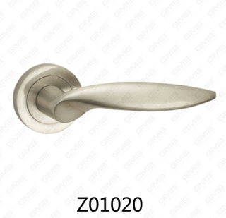 ידית דלת רוזטה מסגסוגת אבץ של Zamak עם רוזטה עגולה (Z01020)