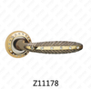 ידית דלת רוזטת אלומיניום מסגסוגת אבץ של Zamak עם רוזטה עגולה (Z11178)