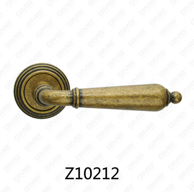 ידית דלת רוזטה מסגסוגת אבץ של Zamak עם רוזטה עגולה (Z10212)