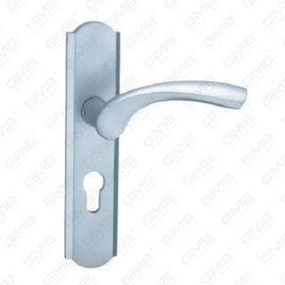 ידית דלת אלומיניום חמצן על ידית דלת צלחת צלחת (G463-G76)