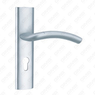 ידית דלת אלומיניום חמצן על ידית דלת צלחת צלחת (G464-G79)