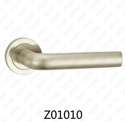 ידית דלת רוזטת אלומיניום מסגסוגת אבץ של Zamak עם רוזטה עגולה (Z01010)