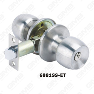 אבטחה גבוהה ANSI סטנדרטית מנעול כפתור צינור מרובע מנעול כפתור צינורי מפתח (6881SS-ET)