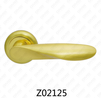 ידית דלת רוזטה מסגסוגת אבץ של Zamak עם רוזטה עגולה (Z02125)