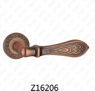 ידית דלת רוזטה מסגסוגת אבץ של Zamak עם רוזטה עגולה (Z16206)
