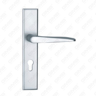 ידית דלת אלומיניום חמצן על ידית דלת צלחת צלחת (G505-G55)