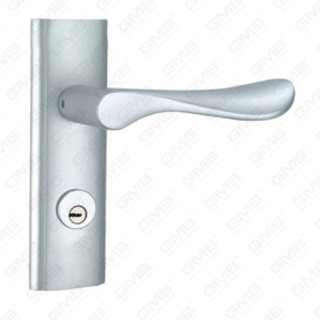 ידית דלת אלומיניום חמצן על ידית דלת צלחת צלחת (G8304-G80)