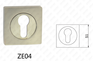 ידית דלת מרובעת של Zamak סגסוגת אבץ אלומיניום (ZE04)