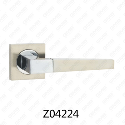 ידית דלת רוזטה מסגסוגת אבץ של Zamak עם רוזטה עגולה (Z04224)