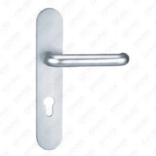 ידית דלת אלומיניום חמצן על ידית דלת צלחת צלחת (G502-G10)