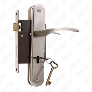 סט מנעול דלת אבטחה גבוהה עם חור מפתח בריח בריח סט מנעול ידית מנעול מארז (716-M18K)
