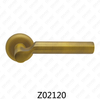 ידית דלת רוזטת אלומיניום מסגסוגת אבץ של Zamak עם רוזטה עגולה (Z02120)