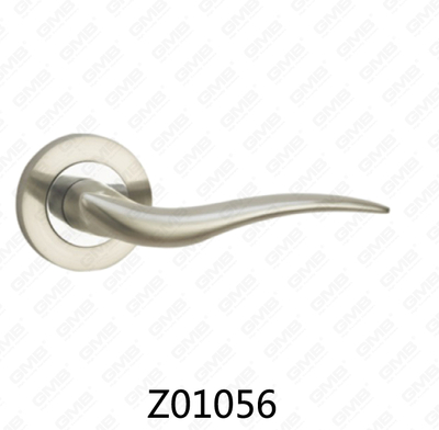 ידית דלת רוזטה מסגסוגת אבץ של Zamak עם רוזטה עגולה (Z01056)