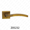 ידית דלת רוזטת אלומיניום מסגסוגת אבץ של Zamak עם רוזטה עגולה (Z05232)