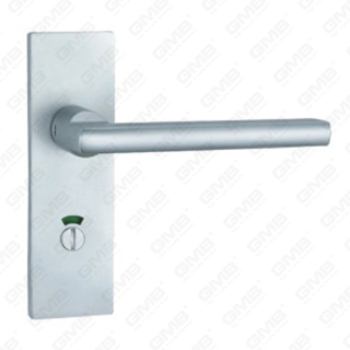 ידית דלת אלומיניום חמצן על ידית דלת צלחת צלחת (G830-G25-BK)