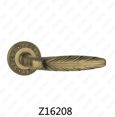 ידית דלת רוזטה מסגסוגת אבץ של Zamak עם רוזטה עגולה (Z16208)