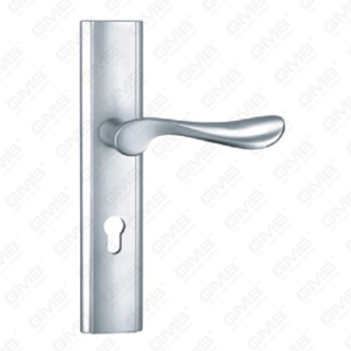 ידית דלת אלומיניום חמצן על ידית דלת צלחת צלחת (G504-G67)