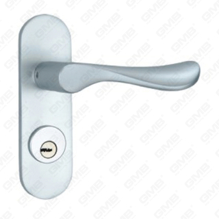 ידית דלת אלומיניום חמצן על ידית דלת צלחת צלחת (G8302-G80)